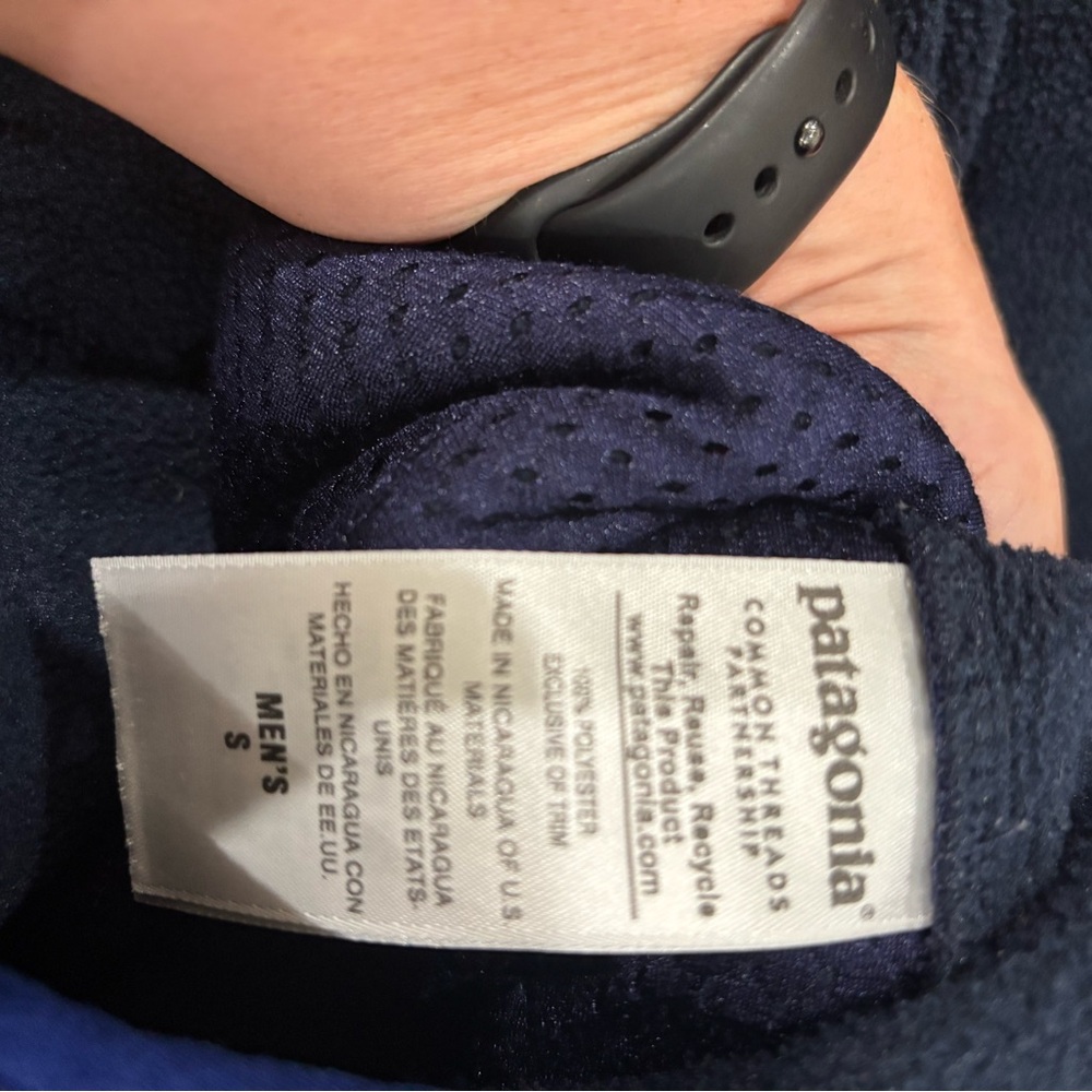 Patagonia Synchilla Red and Blue Fleece - Picture 3 of 3